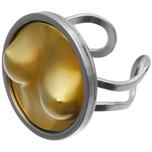 Купить Кольцо Maru, безразмерное, золотой, серебряный
Кольцо с фрагментом женской груди...