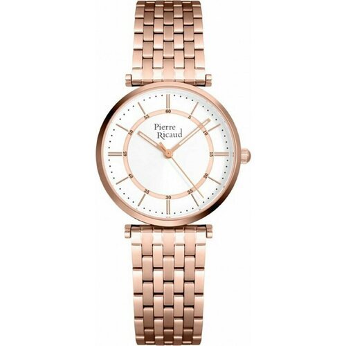 Купить Наручные часы Pierre Ricaud, белый
Женские кварцевые часы в круглом корпусе на р...
