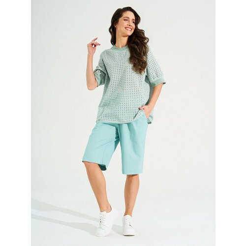Купить Бермуды D'IMMA fashion studio Ширли, размер 50, зеленый
Классические шорты "Ширл...