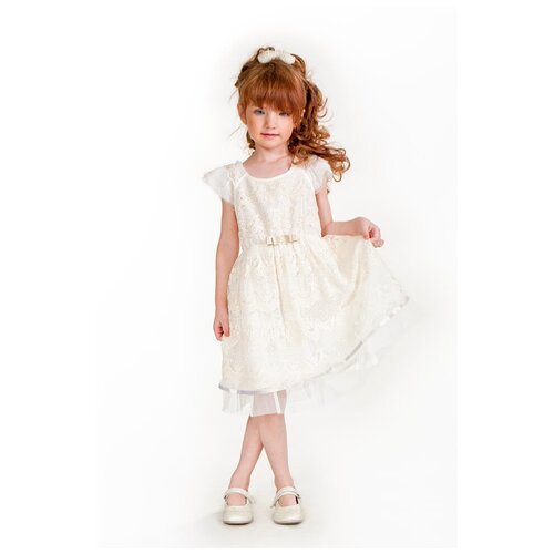 Купить Платье Cascatto, размер 9-10/134-140, экрю
Шикарное детское вечернее платье. С к...