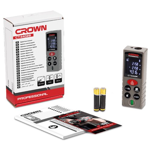Купить Лазерный дальномер CROWN CT44028, 40 м
Лазерный дальномер CROWN CT44028 использу...