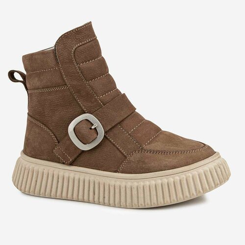 Купить Полусапоги Kapika, размер 32, коричневый
Стильные зимние ботинки для девочки из...