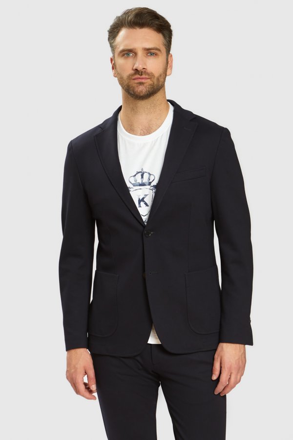 Купить Kanzler Пиджак прилегающего кроя
Трикотажный пиджак— главная находка делового му...