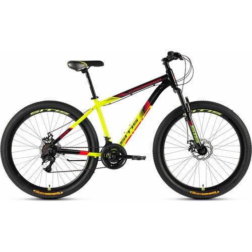 Купить Велосипед SITIS CROSSER SCR27,5MD 27,5" (2024) Black-Yellow-Red, размер рамы 17...