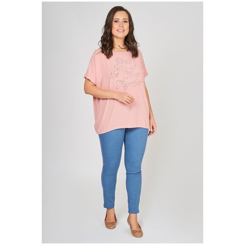 Купить Блуза Olsi, размер 48, розовый
Легкая летняя блузка из вискозы, с округлым вырез...