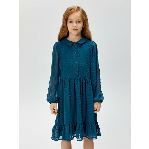 Купить Платье Acoola, размер 98, синий
Платье для девочки, выполнено из креп-шифона на...