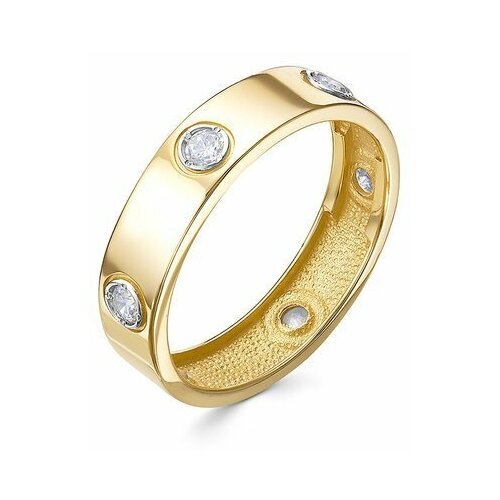 Купить Кольцо Diamant online, желтое золото, 585 проба, фианит, размер 21
<p>В нашем ин...