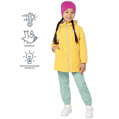 Купить Куртка NIKASTYLE 4л4024, размер 104-56, желтый
Ветровка демисезонная для девочки...
