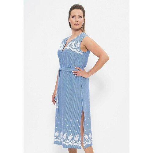 Купить Платье CLEO, размер 58, голубой
Комфортный, великолепно сидящий на фигуре сарафа...