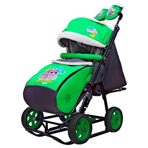 Купить Санки-коляска Galaxy City-1, совушки на зелёном
Санки-коляска Galaxy Snow City-1...