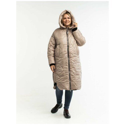 Купить Куртка ДЮТО, размер 58, бежевый
Стильная очень теплая зимняя удлиненная женская...