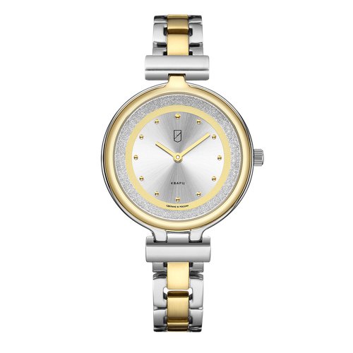 Купить Наручные часы УЧЗ 3024B-2, серебряный, золотой
Наручные кварцевые женские часы п...