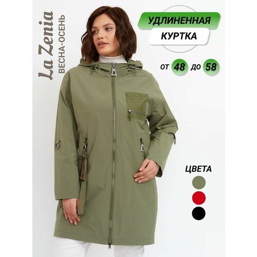 Купить Куртка La Zenia, размер 48, зеленый, хаки
Куртка женская удлиненная – это оптима...