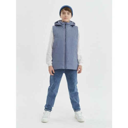 Купить Куртка WBR, размер 170, голубой
Утепленный жилет для мальчика WBR- трендовое реш...