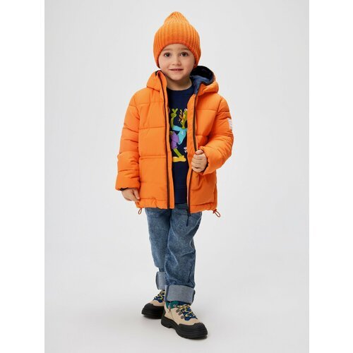 Купить Куртка Acoola, размер 158, оранжевый
Утеплённая куртка для мальчика из ткани с в...