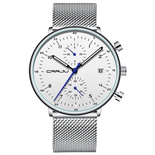 Купить Наручные часы CRRJU, серебряный
Модель: CRRJU 2278SSW<br>Пол: Мужские<br>Механиз...
