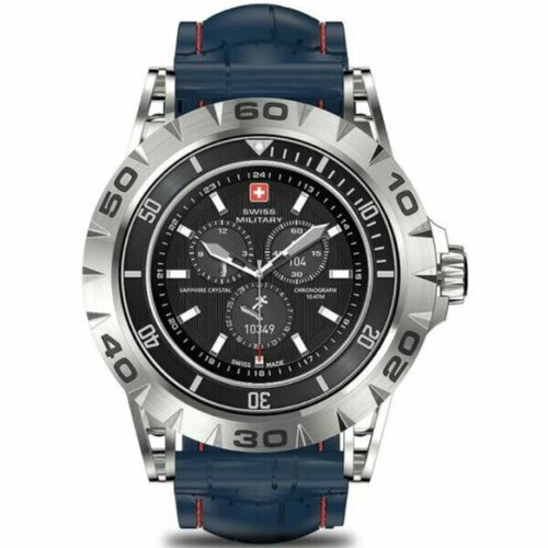 Купить Смарт-часы Swiss Military Dom 2 серебристые с синим ремешком
<p>Смарт-часы Swiss...