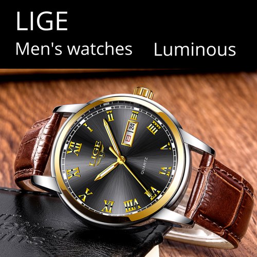 Купить Наручные часы LIGE, черный
<ul><li>Оригинальные стильные мужские часы.</li></ul>...
