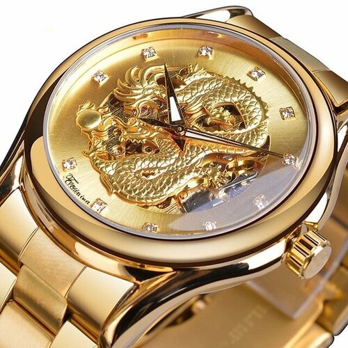 Купить Наручные часы Forsining, золотой
Корпус часов из нержавеющей стали делает часы б...