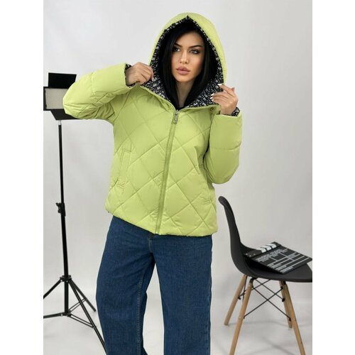 Купить Ветровка Diffberd, размер 48, зеленый
Куртка женская весенняя, новая коллекция в...