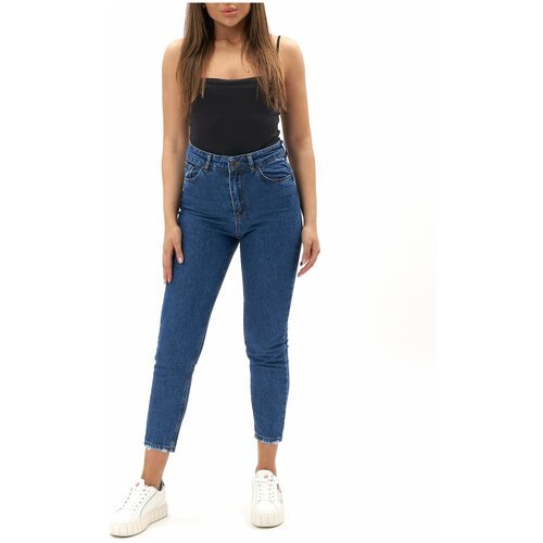 Купить Джинсы , размер 44-46, синий
Женские джинсы бойфренды - пяти карманная модель с...