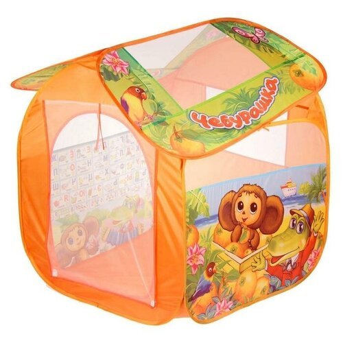 Купить Игровая палатка «Чебурашка с азбукой», в сумке
<p>Благодаря детской палатке с из...