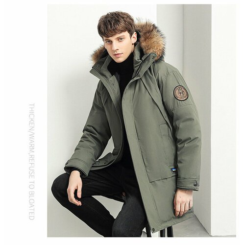 Купить куртка Beutyone, размер 4XL, зеленый
Куртка мужская зимняя длинная до колена. Мо...