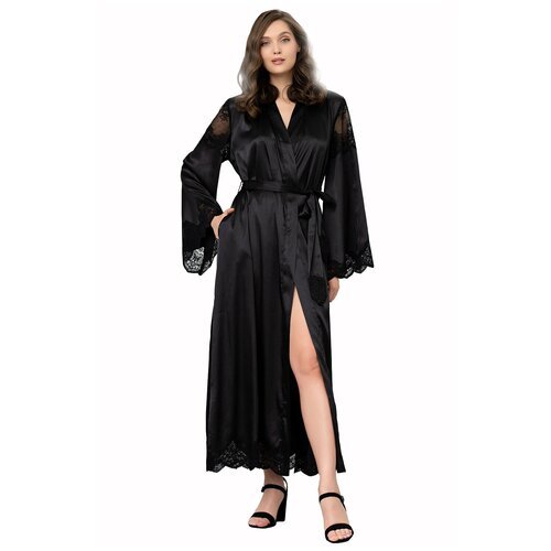 Купить Халат MIA-AMORE, размер S/M, черный
Длинный женственный запашной халат Mia-Amore...