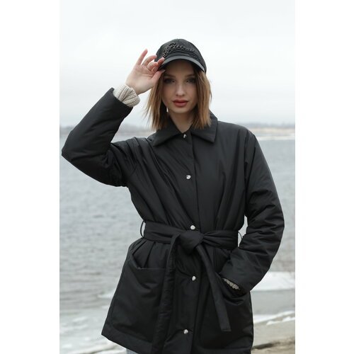 Купить Куртка-рубашка L'kona, размер M, черный
Демисезонная куртка L'Kona - это стильны...