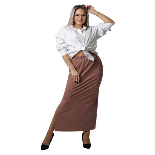 Купить Юбка Elena Tex, размер 54, коричневый
Трикотажная юбка-карандаш от бренда Elenat...