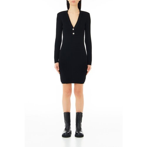 Купить Платье LIU JO, размер XS, черный
- Экологичное чёрное платье из смесового вискоз...