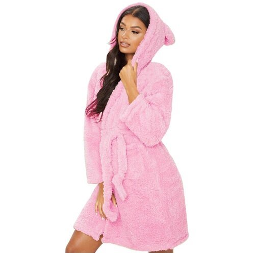 Купить Халат , размер XL, розовый
Красивый женский домашний банный халат с запахом необ...