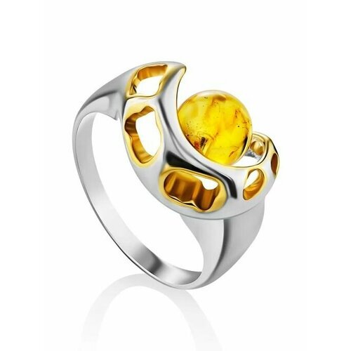 Купить Кольцо, янтарь, безразмерное
Красивое ажурное кольцо из с золочением, украшенное...