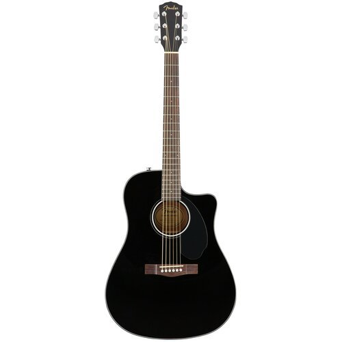 Купить Электроакустическая гитара Fender CD-60SCE Dreadnought Black черный
Гитара Элект...