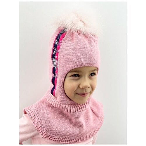 Купить Шапка mialt, размер 50-52, розовый
Шапка-шлем для девочки Ежевичка, цвет розовый...