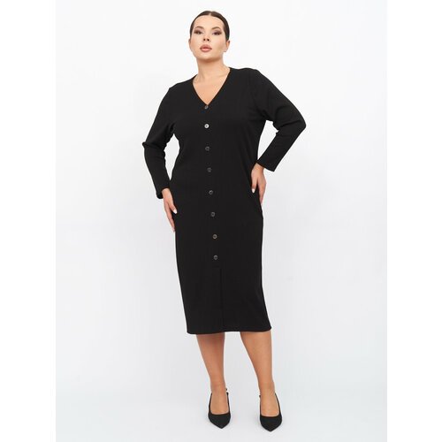 Купить Платье Artessa, размер 72/74, черный
Женское платье большого размера плюс сайз.<...