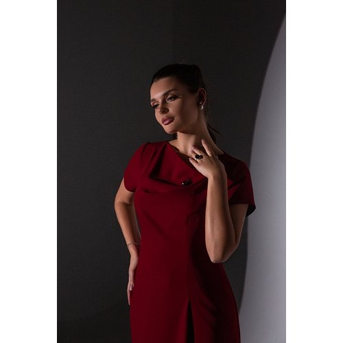 Купить Платье Ritini, размер 50, бордовый
Платье "Корса.2" из эластичного крепа благоро...