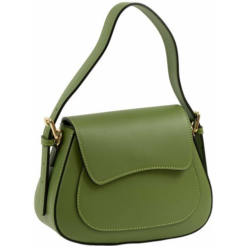 Купить Сумка Sefaro, фактура гладкая, зеленый
Элегантная компактная женская сумка из на...