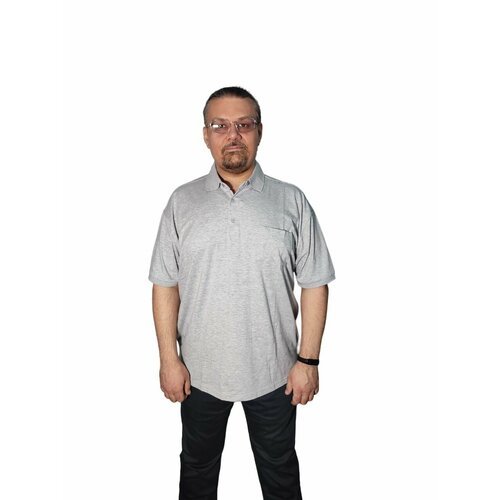 Купить Поло POLO PEPE, размер 5XL, серый
Классическая однотонная футболка-поло с ворото...