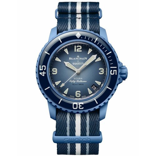 Купить Наручные часы swatch SO35A100, синий
Часы Blancpain X Swatch воздают должное пер...