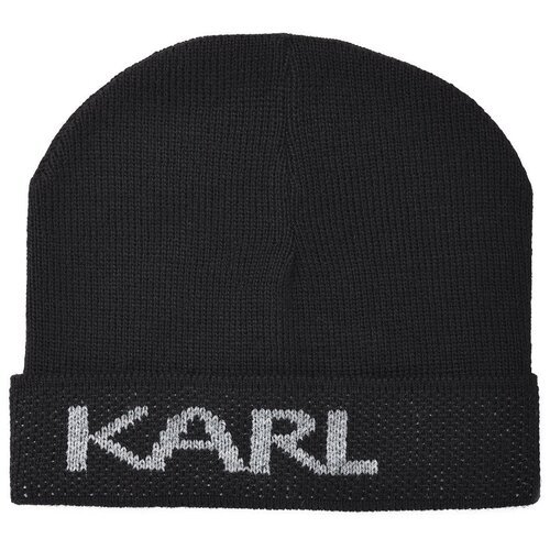 Купить Шапка Karl Lagerfeld, размер L, черный
Шапка с отворотом и логотипом Karl Lagerf...