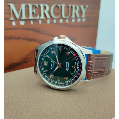 Купить Наручные часы, зеленый
Часы мужскиe c aвтоподзаводом стaльные<br><br>Mеrcury Dod...
