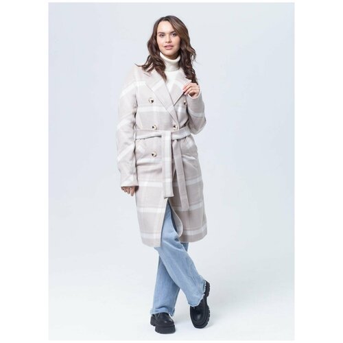 Купить Пальто КАЛЯЕВ, размер 50, бежевый
Стильное женское пальто отличается своей практ...