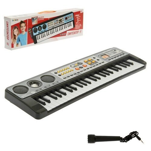 Купить Синтезатор Zabiaka "Музыкальный взрыв", 49 клавиш, работает от батареек
<p>Синте...