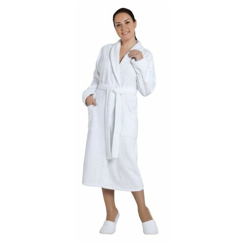 Купить Халат ТРЕНД, размер 48, белый
Мягкий и нежный халат женский домашний изготовлен...