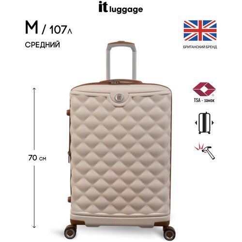 Купить Чемодан IT Luggage, 107 л, размер M+, бежевый
Пришло время показать миру, что вы...