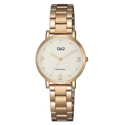 Купить Наручные часы Q&Q QA21-024, золотой
женские кварцевые наручные часы в золотистом...