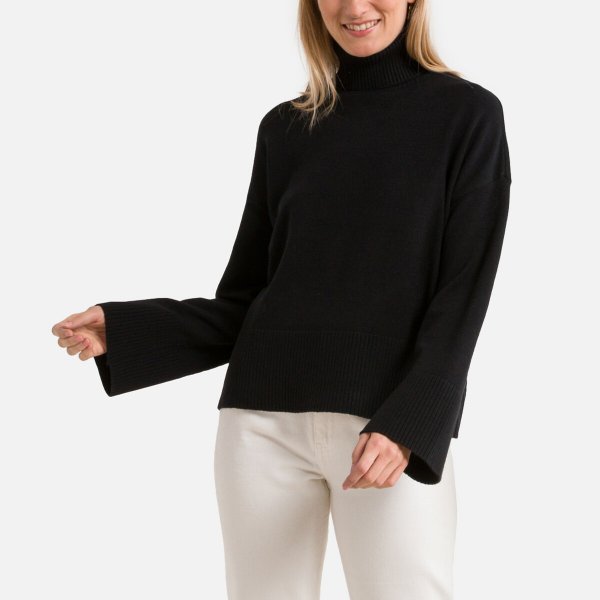 Купить Пуловер с высоким воротником широкими рукавами XS черный
Описание&nbsp;•&nbsp;&n...