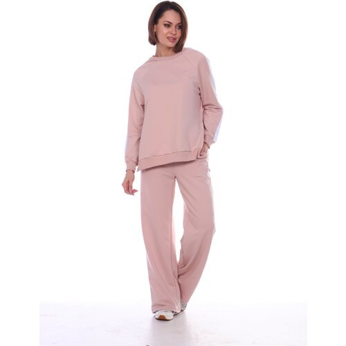 Купить Костюм, размер 50, розовый, фиолетовый
Костюм "Далия" с широкими брюками цвета п...