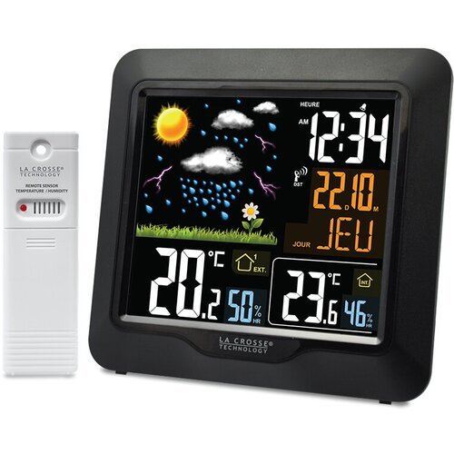 Купить La Crosse WS6820 Домашняя метеостанция с цветным экраном
Артикул № 998855 Радиоу...